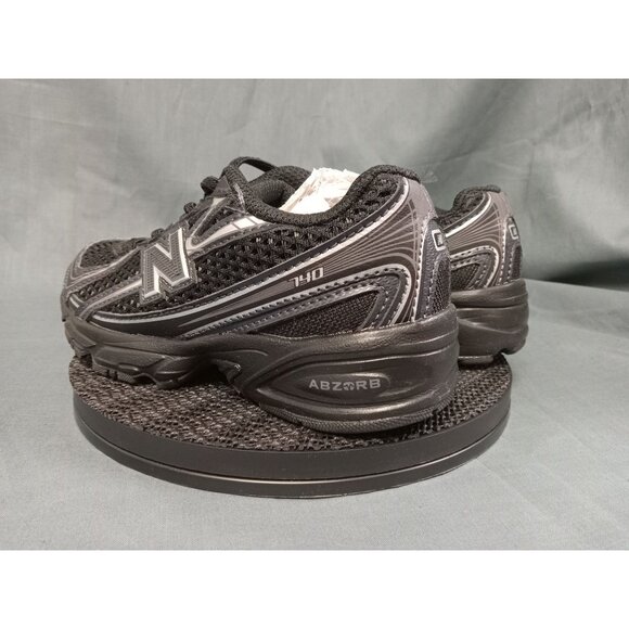 New Balance 740 Bungee Lace Sneakers PZ740BM Black Grey Kids Size 1 NEW NO BOX! - Picture 6 of 11